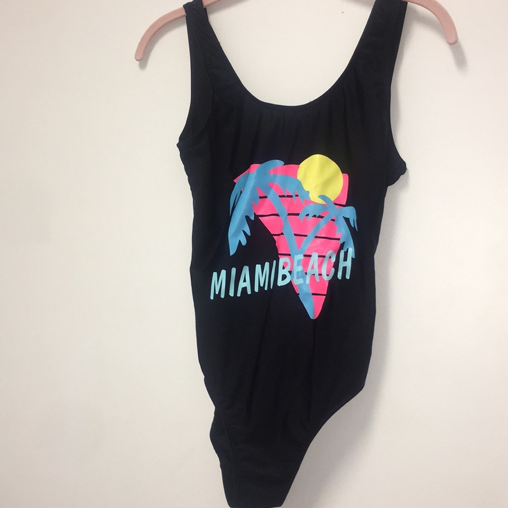 One piece bathing suit